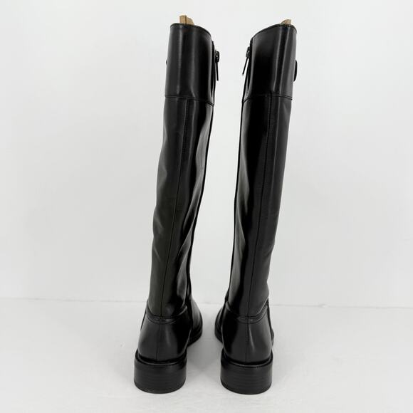 Vince Camuto Womens Andalian Knee High Boots US 6 M Wide Calf Black Leather NIB - Picture 8 of 10